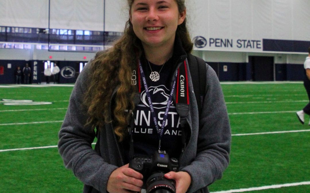 A Day Photographing the Penn State Blue Band